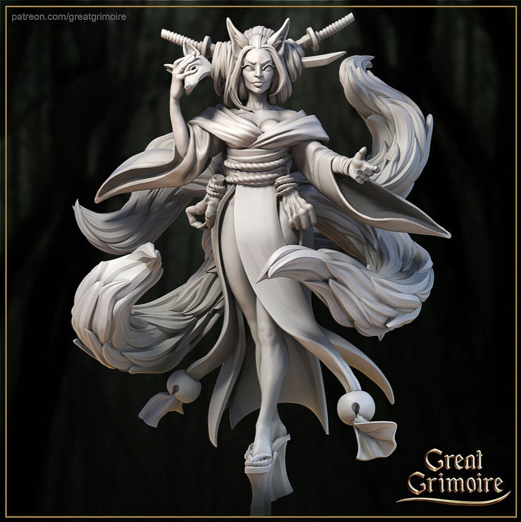 3 Model Pack - Kitsune, Song of Hell, Pursuer - in 12k - by Great Grimoire