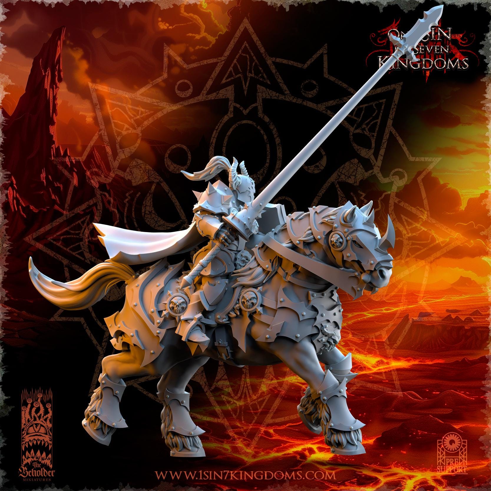 Realms of Mayhem Knights - in 12k- by TheBeholderMiniatures
