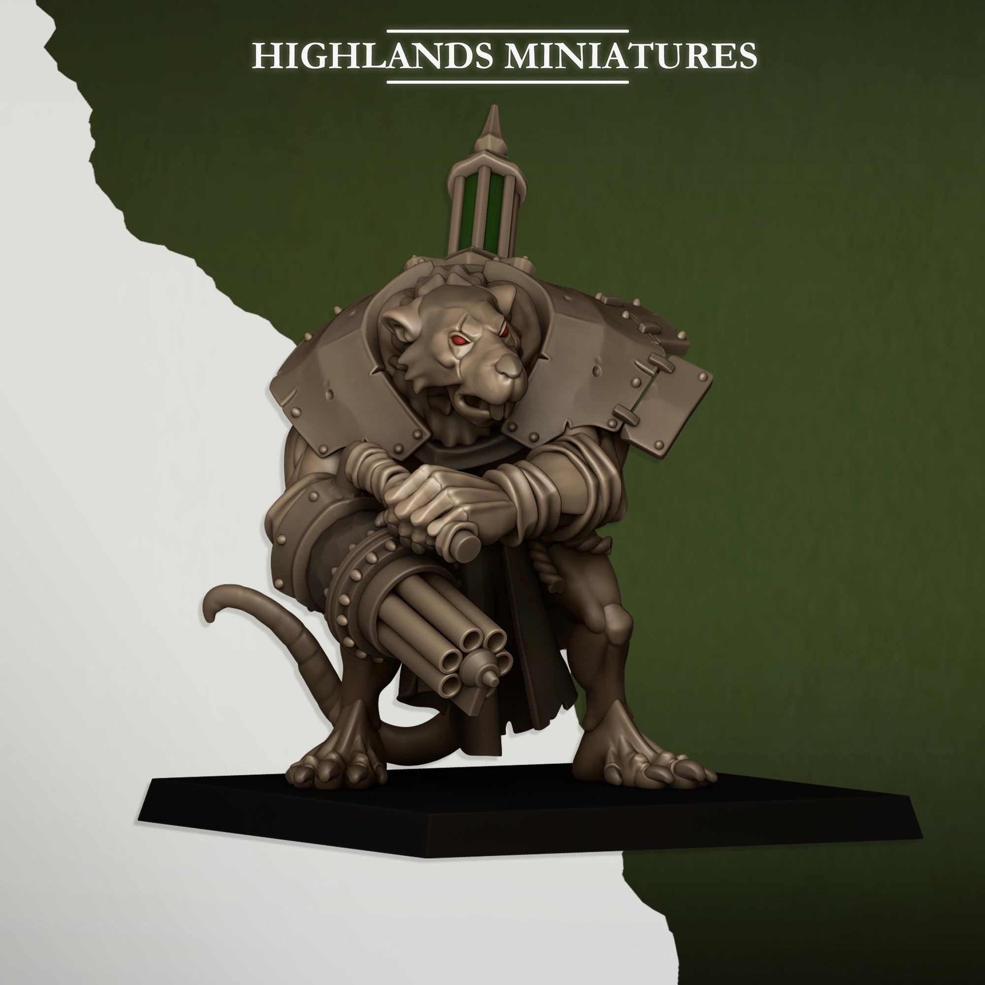 Ratgors and Ratgor Master  - in 12k- by Highlands Miniatures