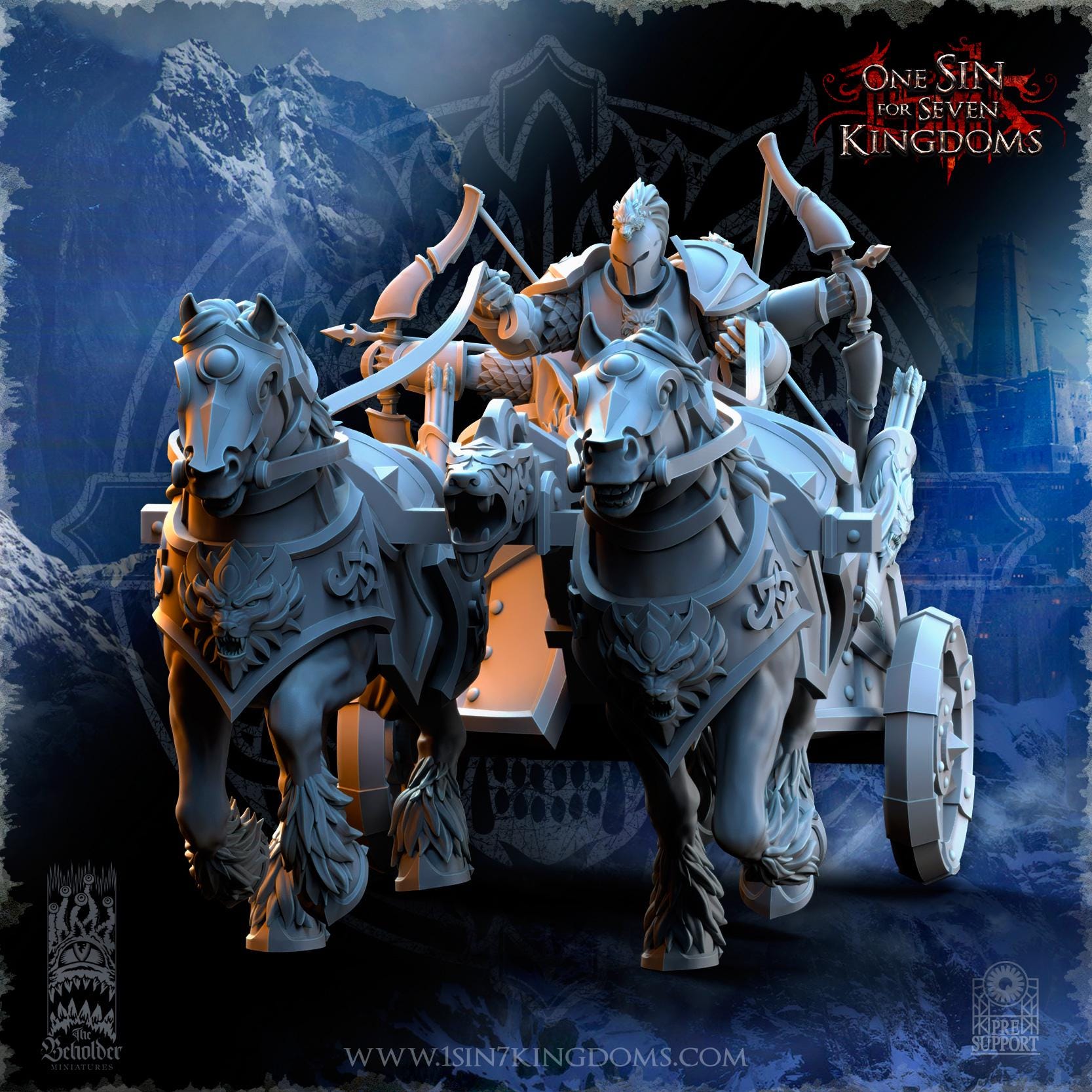 Stormwolves Warthunder Chariots - in 12k- by TheBeholderMiniatures