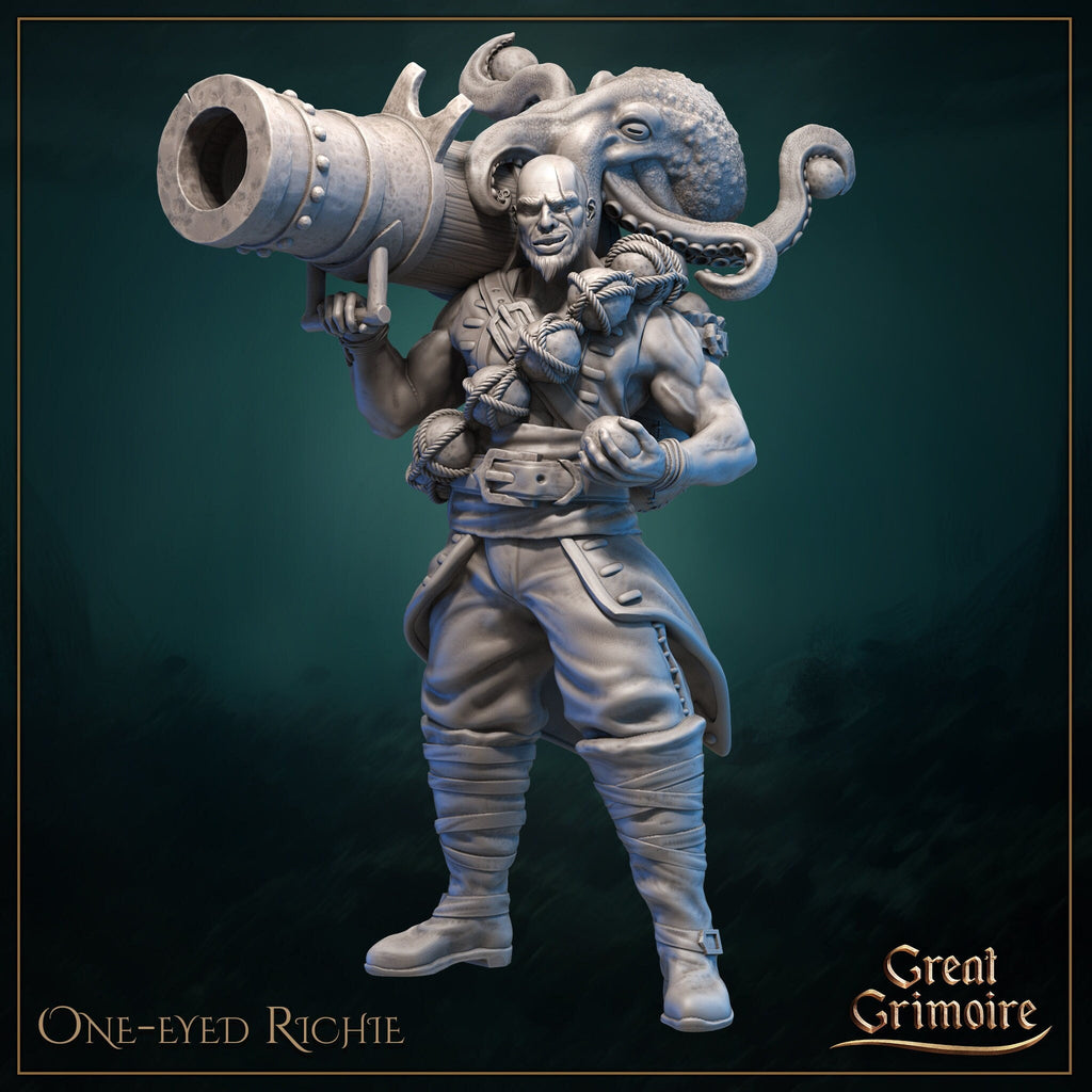 5 Model Pirate Pack - in 12k - by Great Grimoire