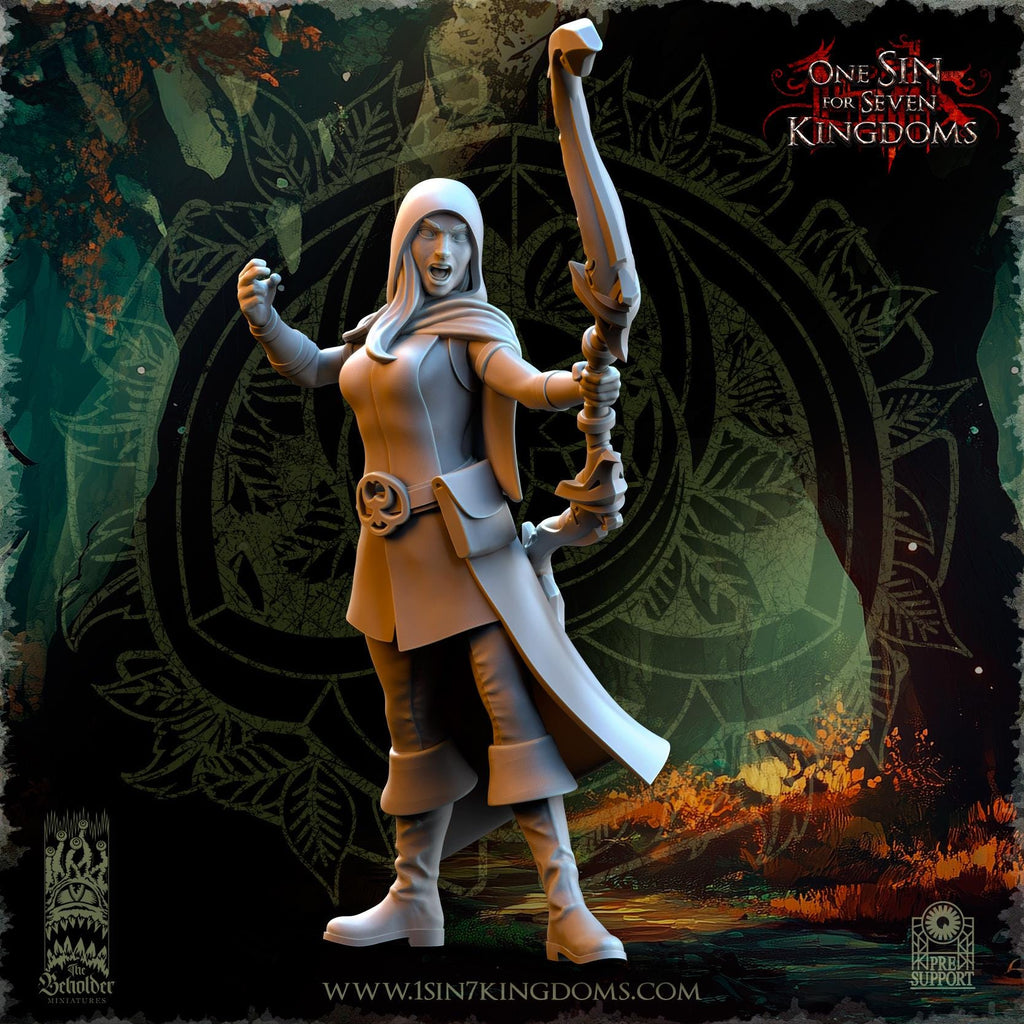 Evergreen Elves Rangers - in 12k- by TheBeholderMiniatures