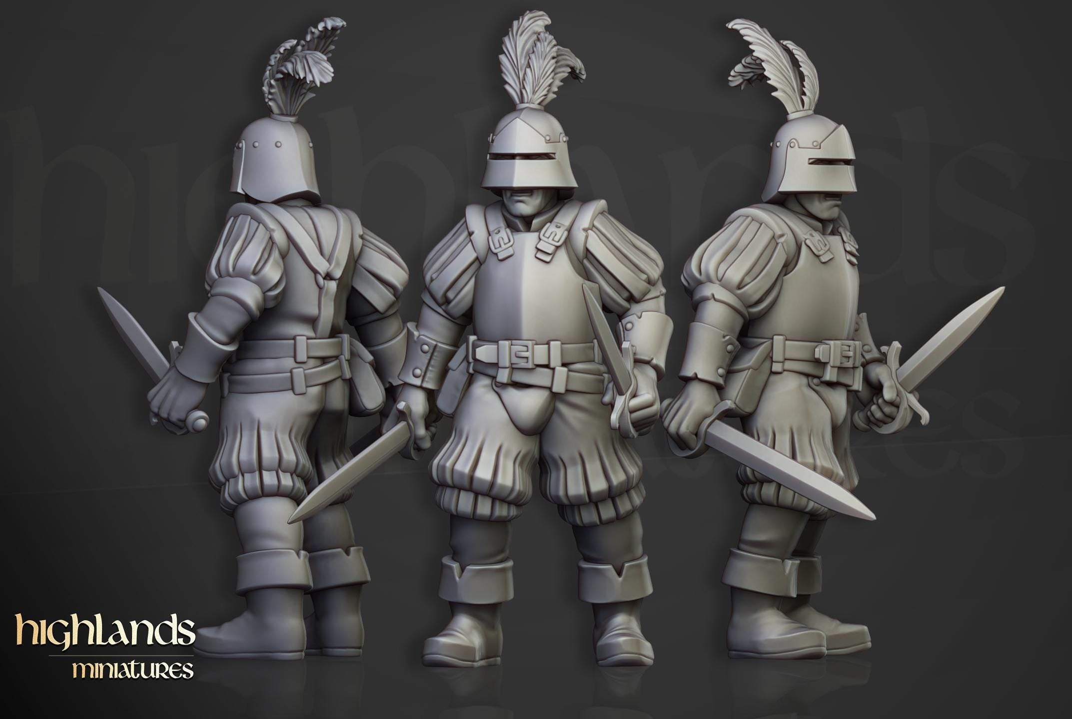 Sunland Militia - in 12k- by Highlands Miniatures