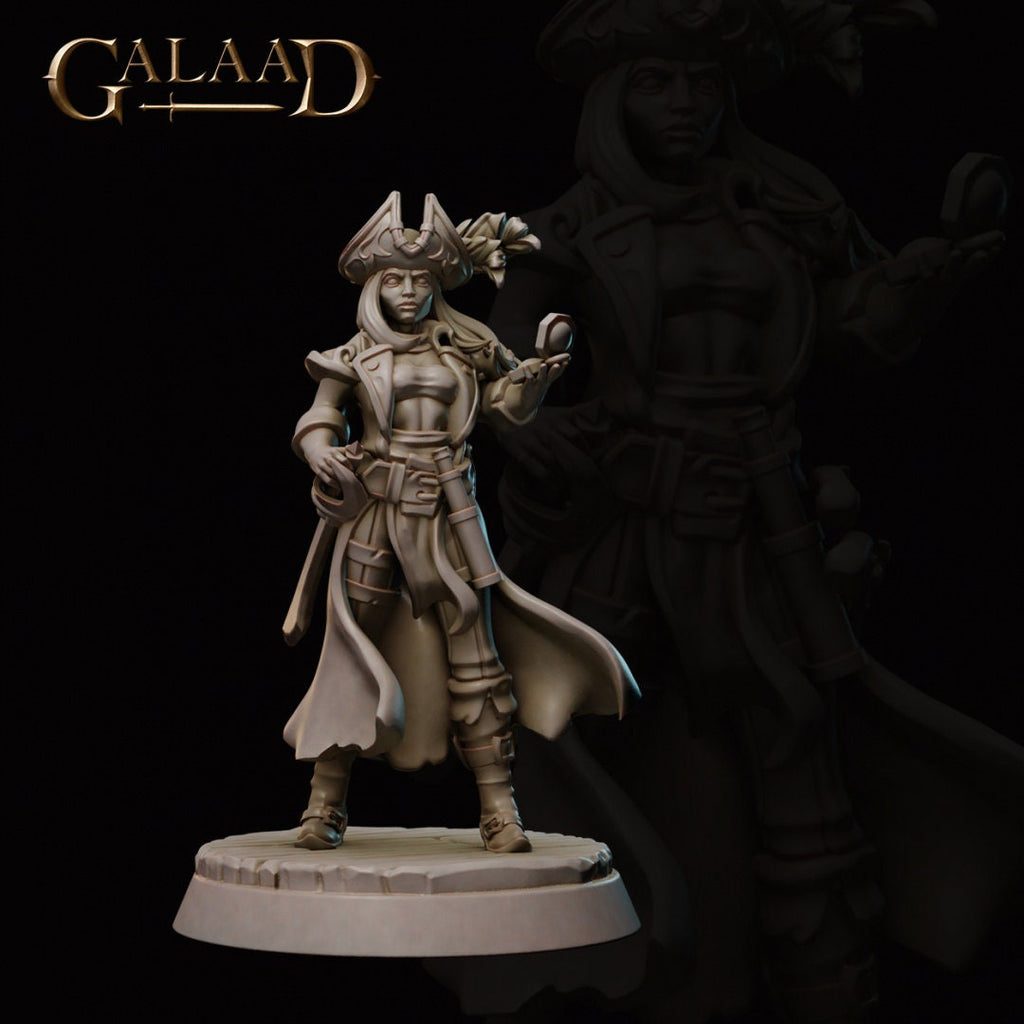 2 Pirate Captains - in 8k - versions by Galaad