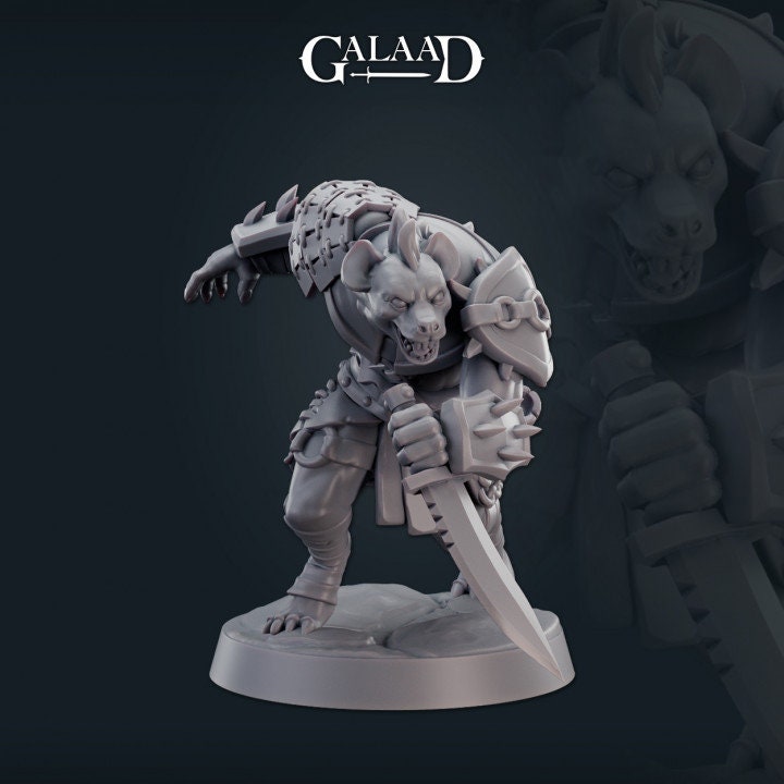 Gnoll squad - 9 models - By Galaad - 8k