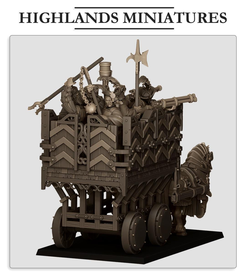 Sunland Armored Wagon - in 12k- by Highlands Miniatures