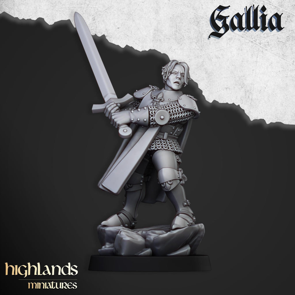 Baroness of Gallia  - in 12k- by Highlands Miniatures