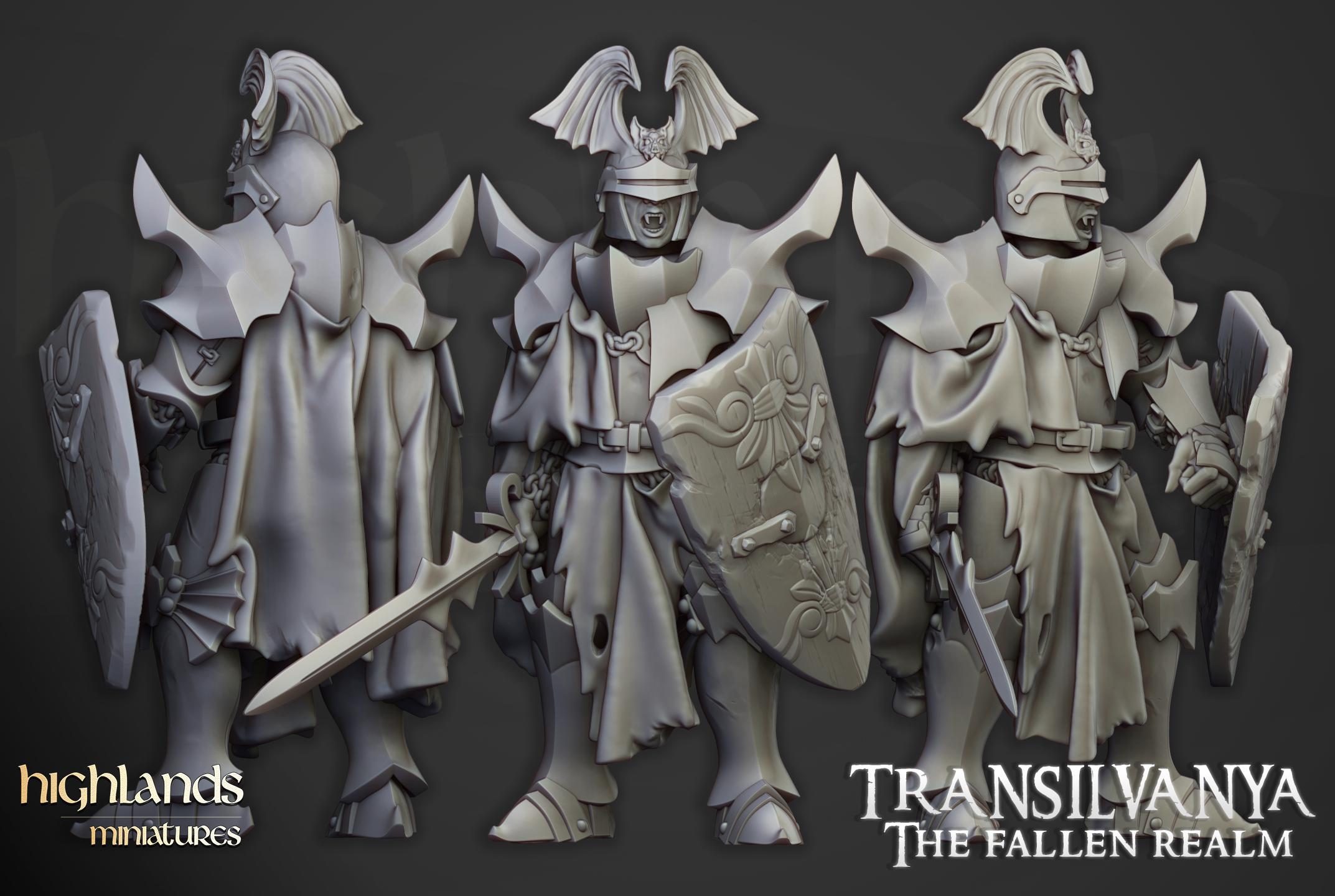 Vampire Neophytes - 10 models - in 12k- by Highlands Miniatures