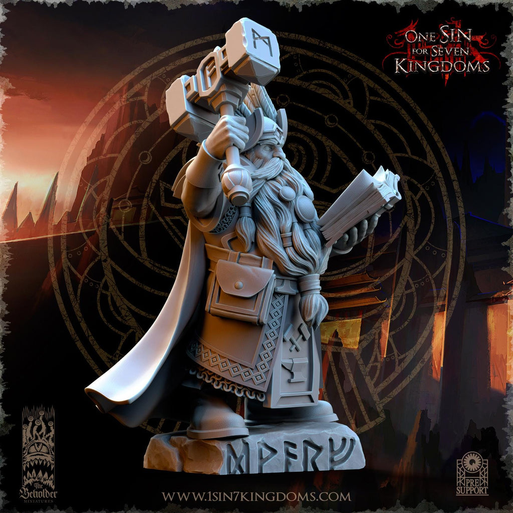 Kromnir, Rune Scryer - in 12k- by TheBeholderMiniatures