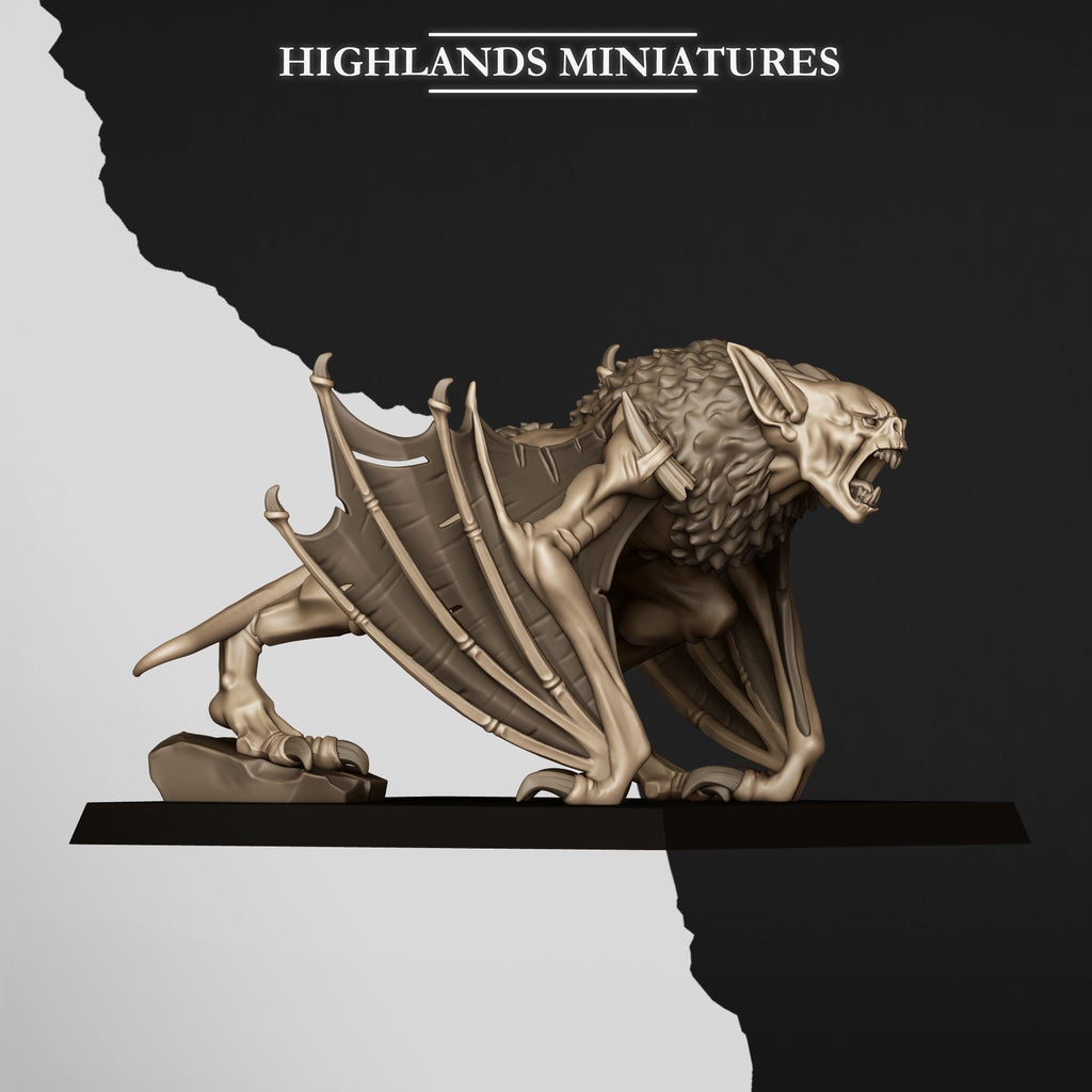 Pit Bat- in 12k- by Highlands Miniatures