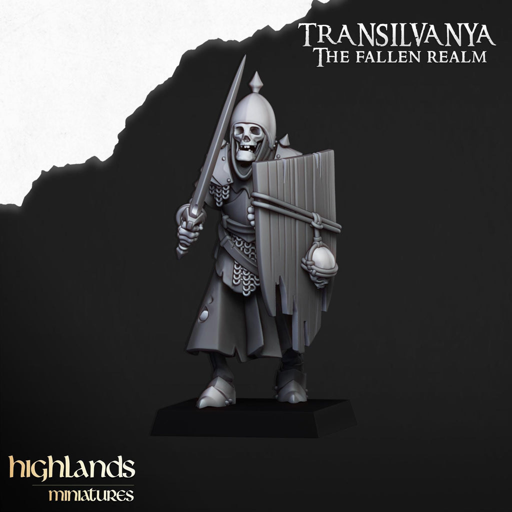 Skeletal Guard - in 12k- by Highlands Miniatures