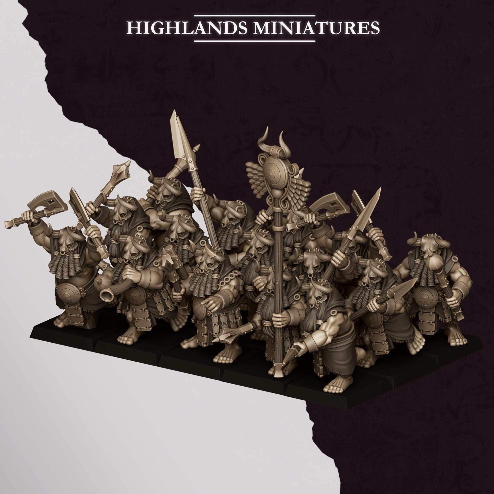 Marduk Cultists - in 12k- by Highlands Miniatures