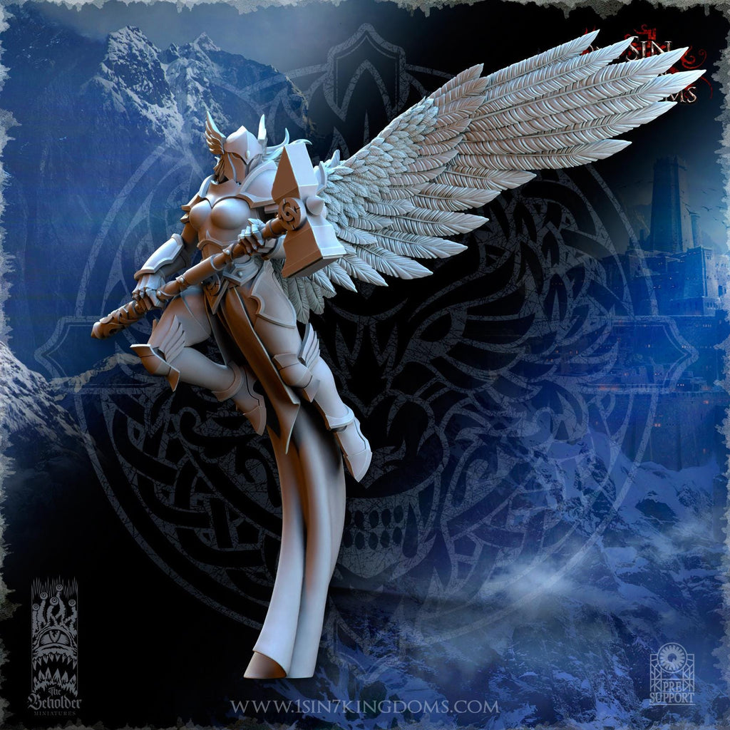 Stormwolves Valkyries Two Handed Hammer - in 12k- by TheBeholderMiniatures