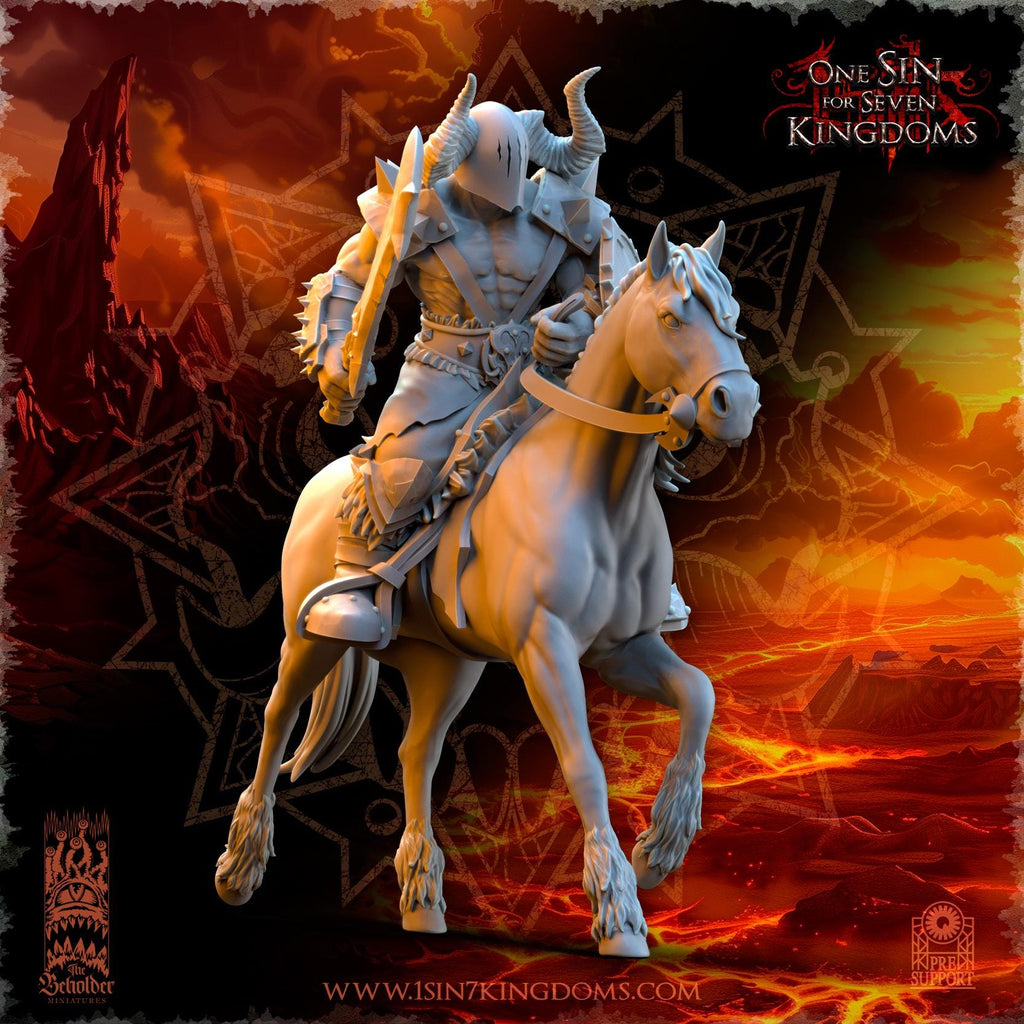 Realms of Mayhem Barbarian Riders - in 12k- by TheBeholderMiniatures