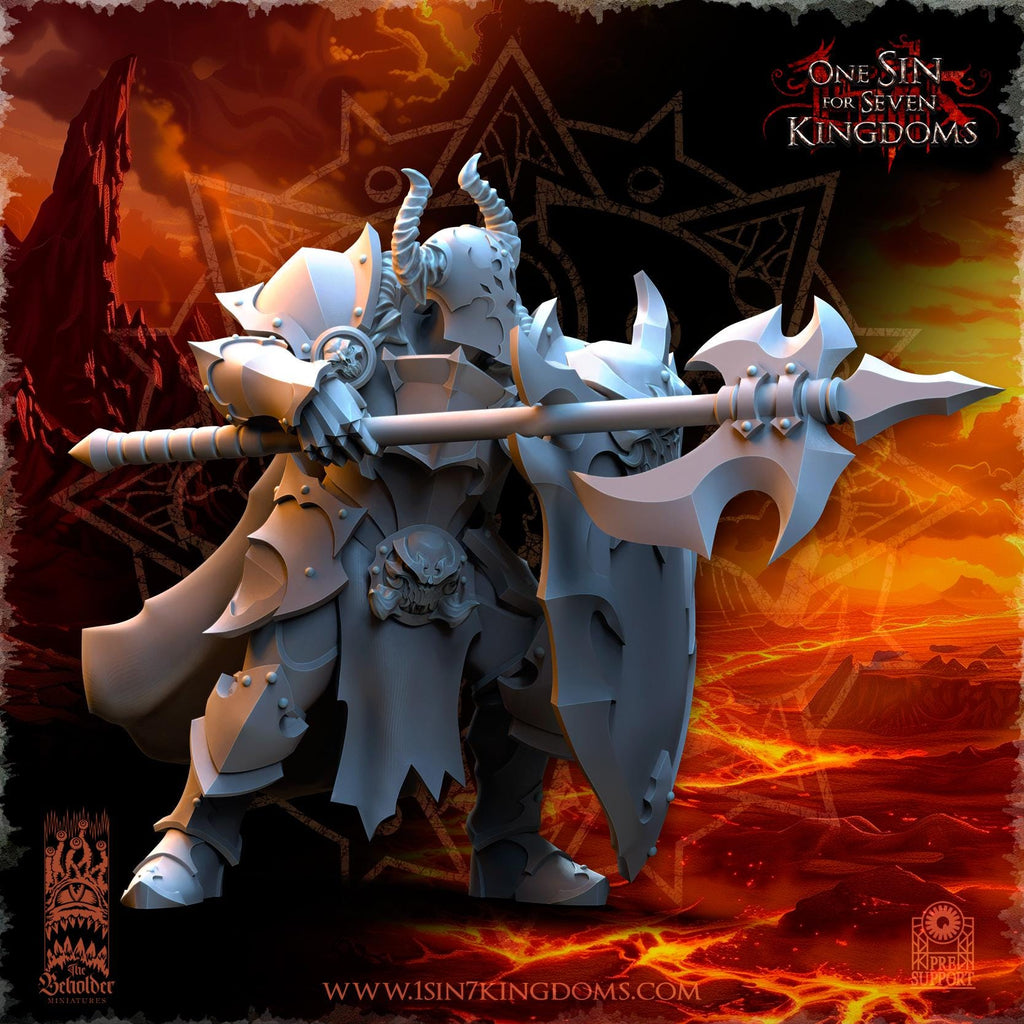 Realms of Mayhem Warriors with Halberds - in 12k- by TheBeholderMiniatures