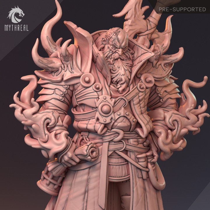 Sigurd Stein- 32mm, 75mm - 8k - by MythReal Games