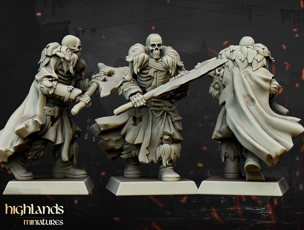 Undead Blackwatch Core Unit  - in 12k- by Highlands Miniatures