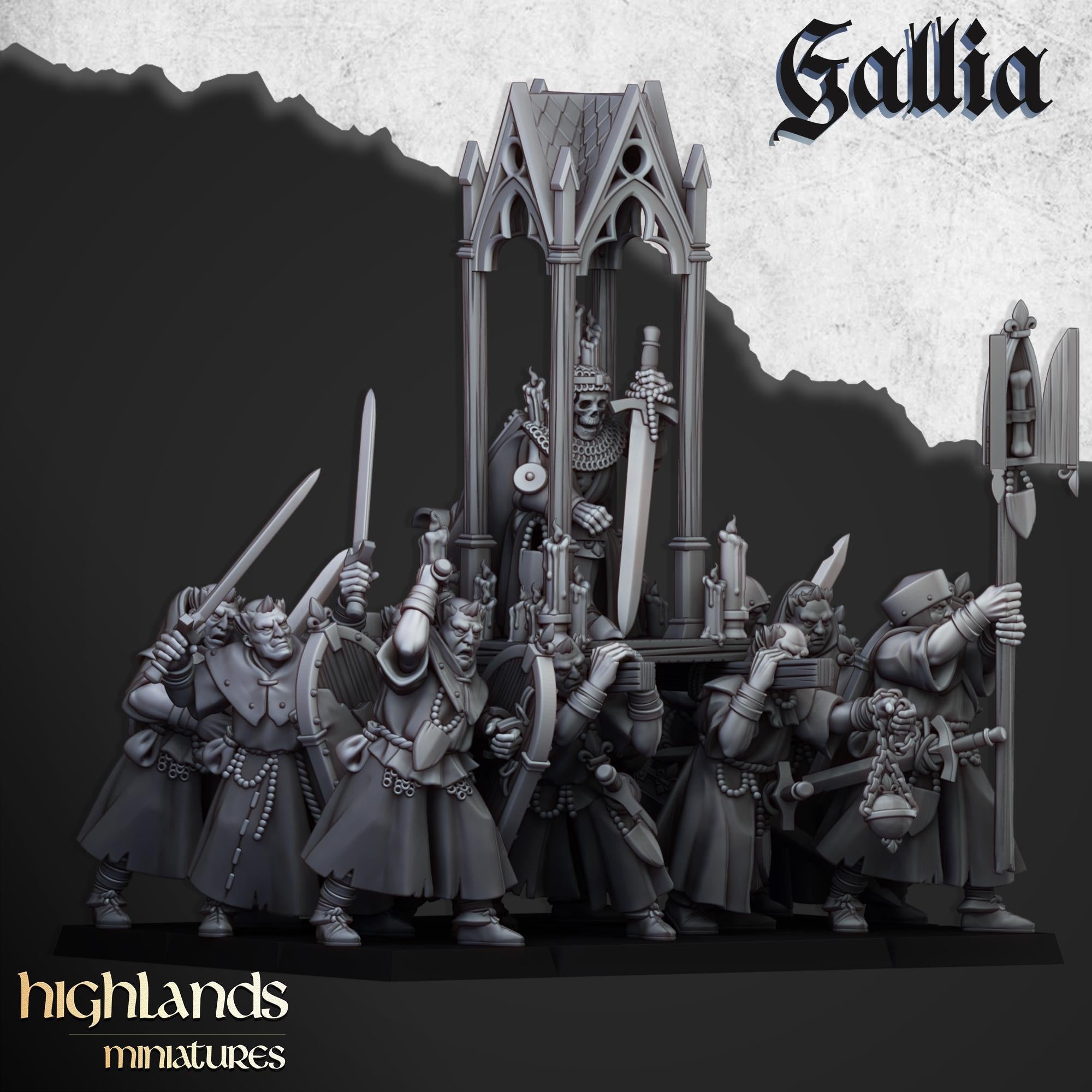 Grail Pilgrims - in 12k- by Highlands Miniatures