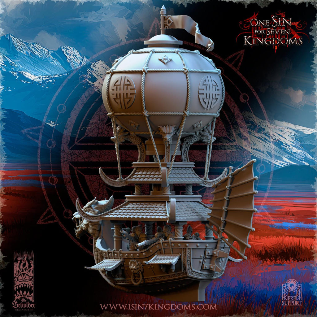Astarii Dynasty Eternal Ship - 12k by TheBeholderMiniatures