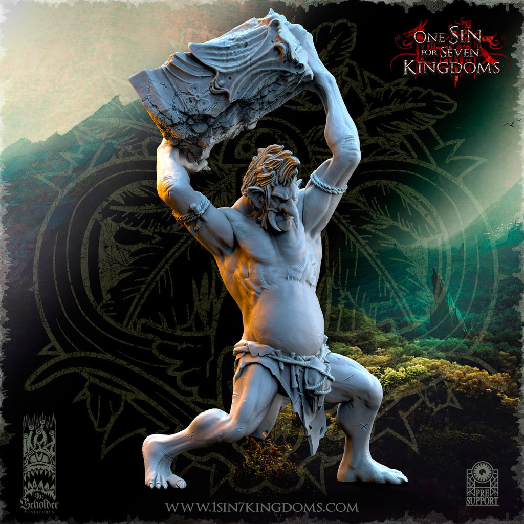 Mountain Trolls  - in 12k- by TheBeholderMiniatures