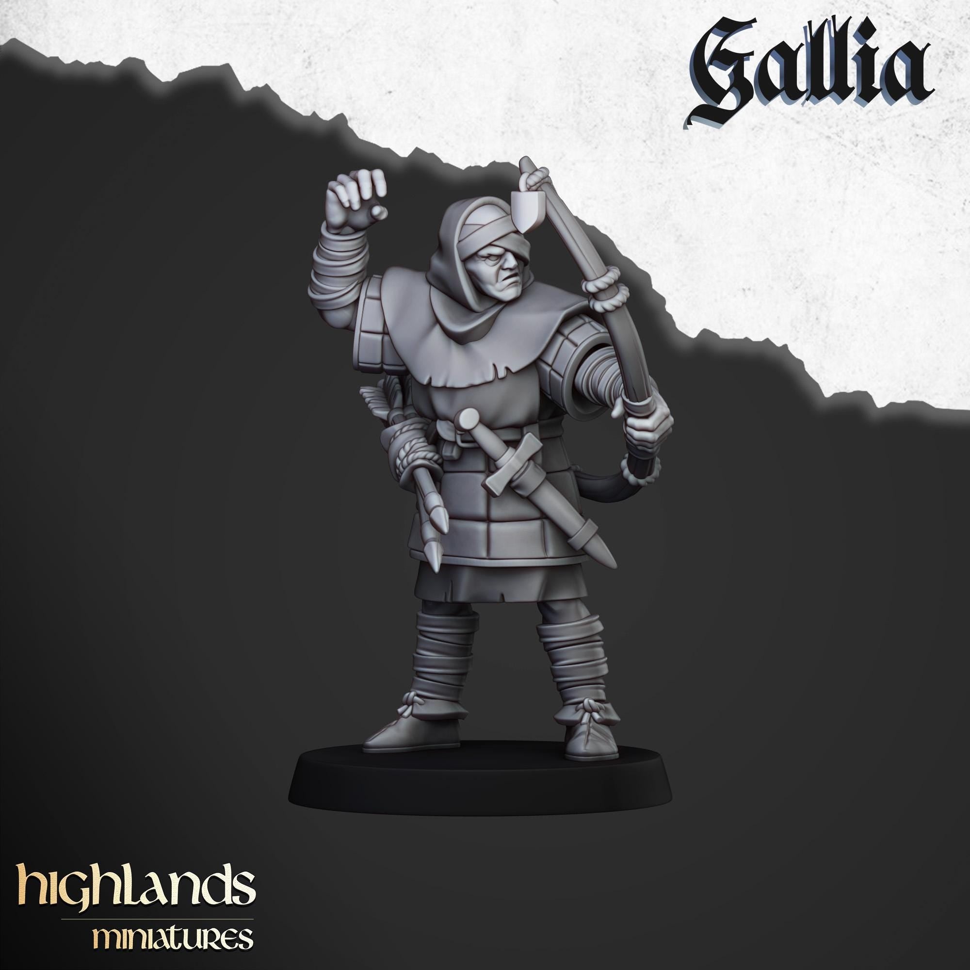 Gallia Archers - in 12k- by Highlands Miniatures