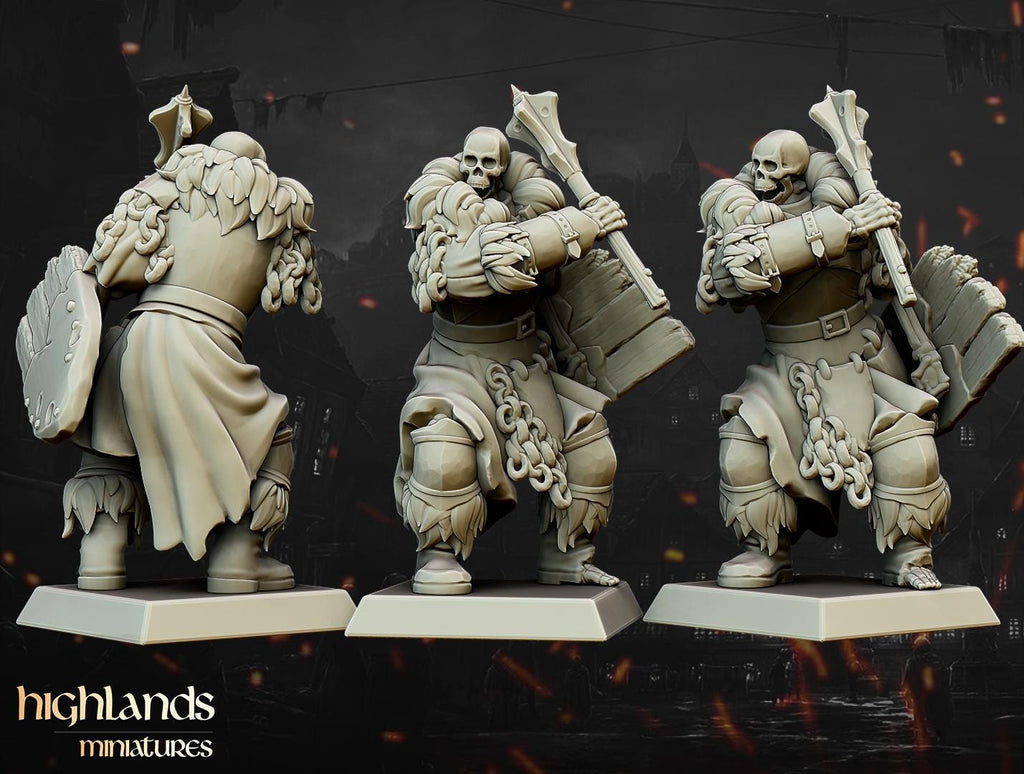 Undead Blackwatch Core Unit  - in 12k- by Highlands Miniatures