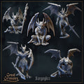 5 Model Pack - Gargoyles - in 12k - by Great Grimoire