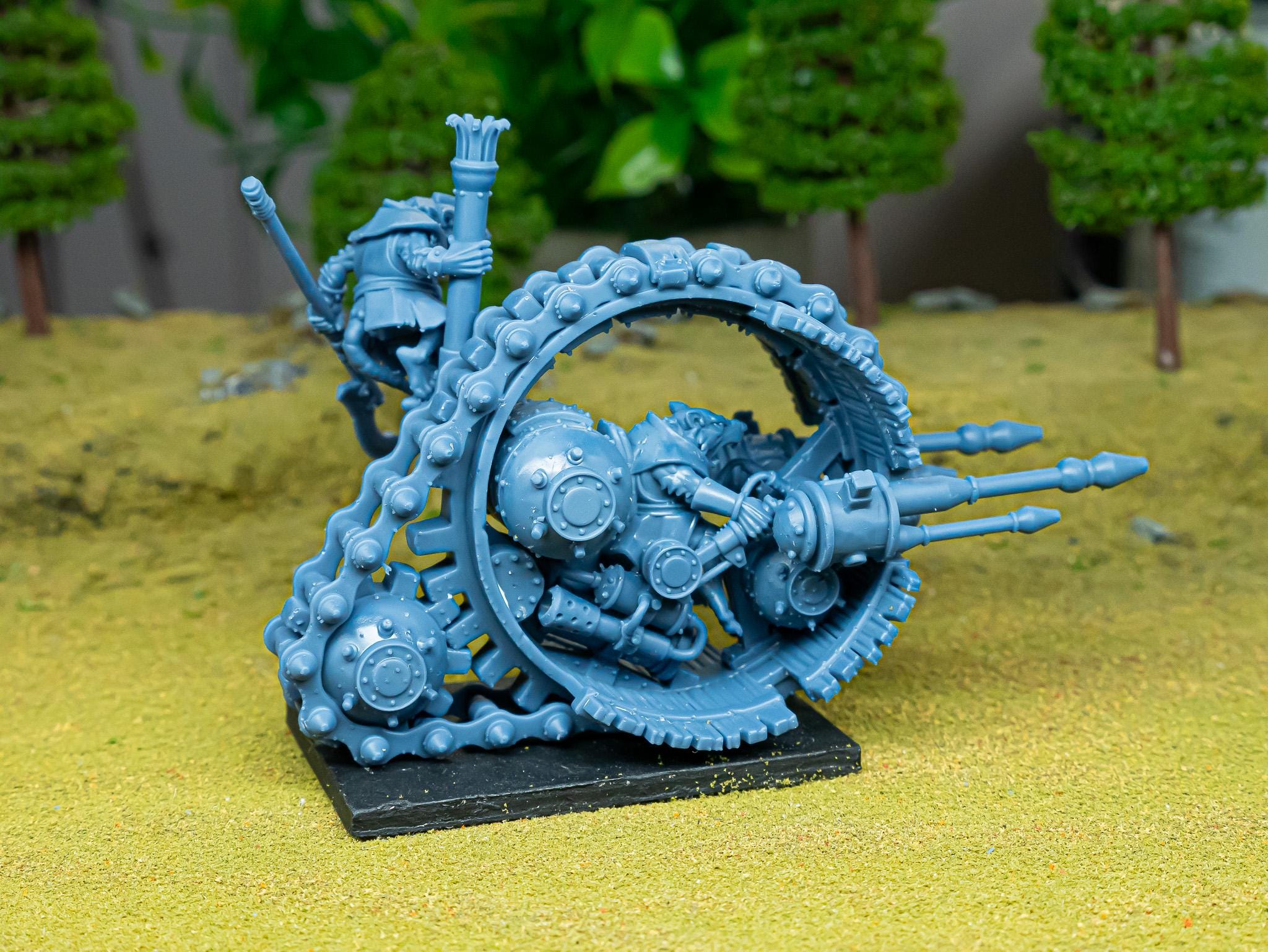 Sewer Vermin Wheeled Engine  - in 12k- by Highlands Miniatures