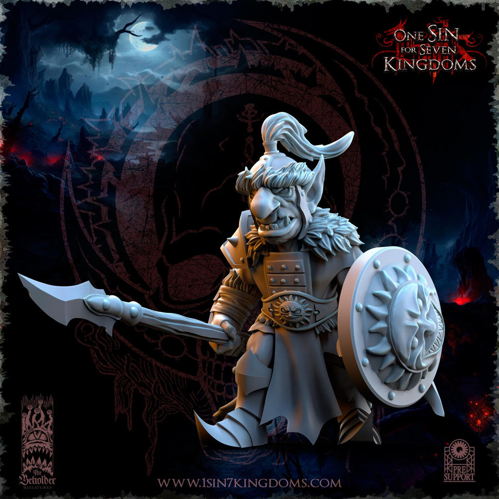 The Black Horde Goblins Desert Warriors - in 12k- by TheBeholderMiniatures