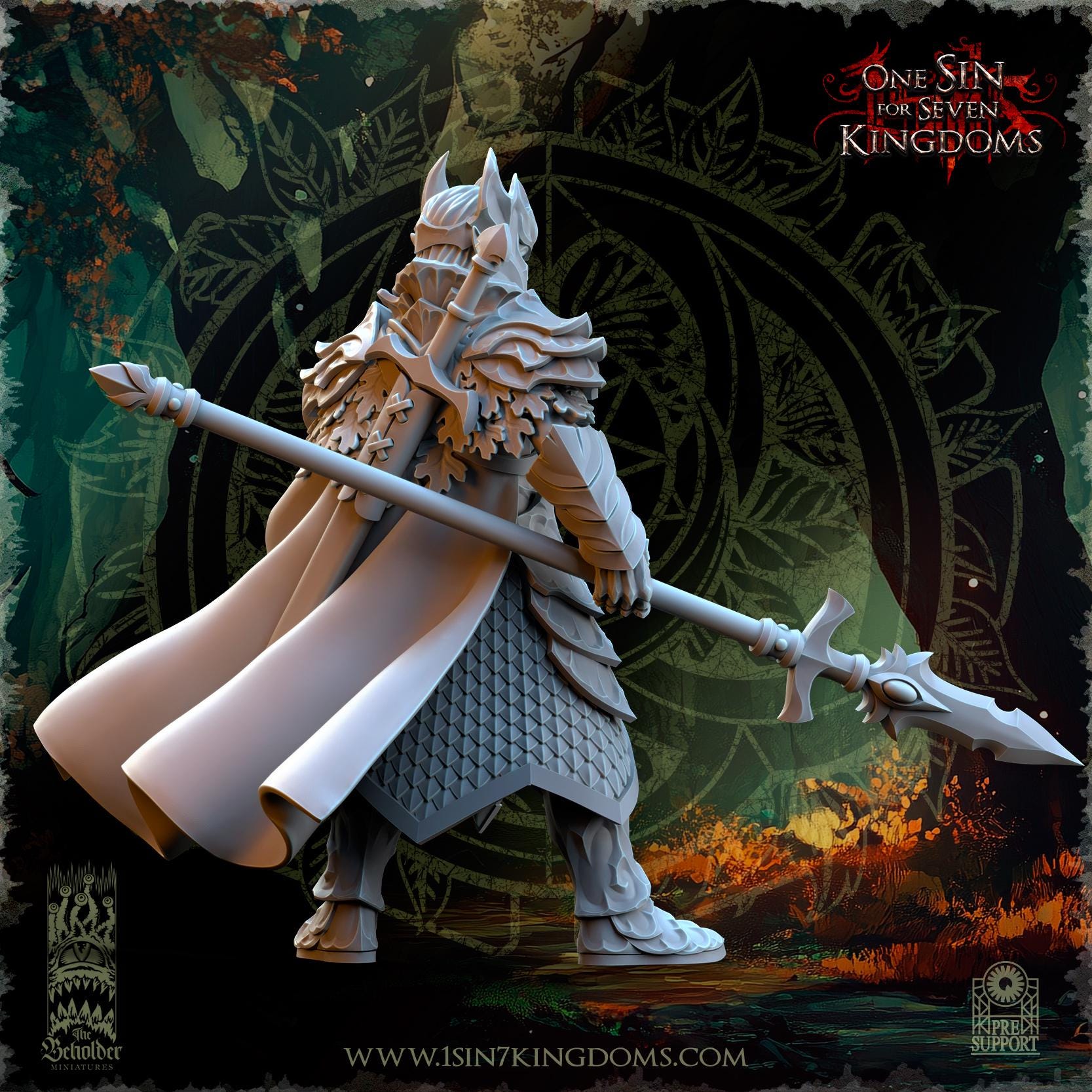 Thalenar, Evergreen King - in 12k by TheBeholderMiniatures