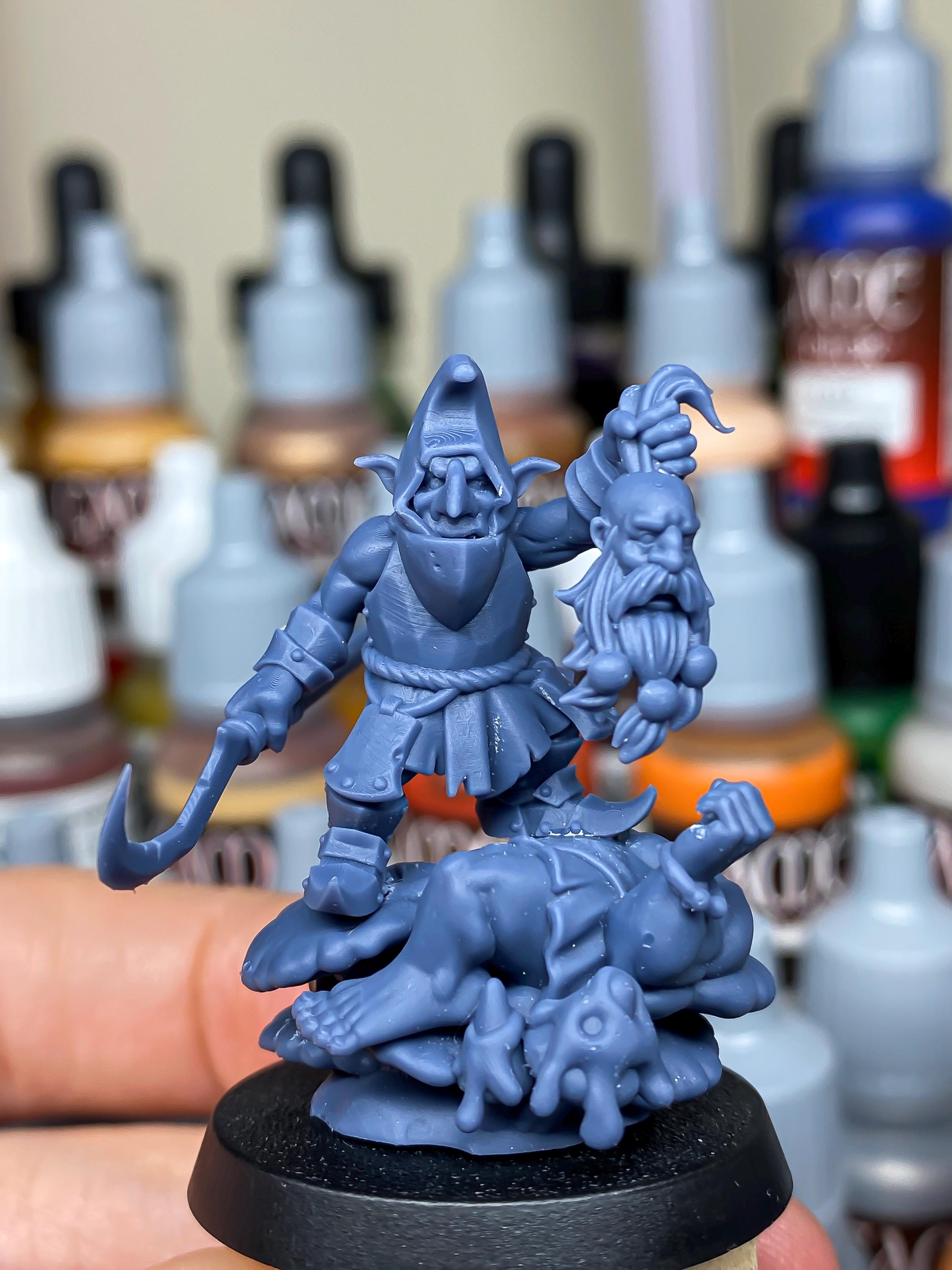 Swamp Goblin Boss - in 12k- by Highlands Miniatures