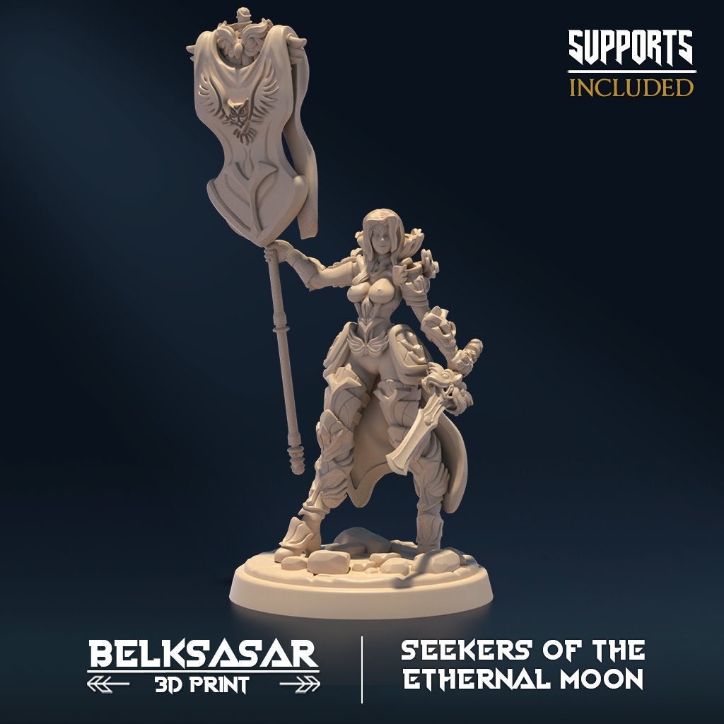Pinup Moon Keeper Battleleaders - in 8k - by Belksasar