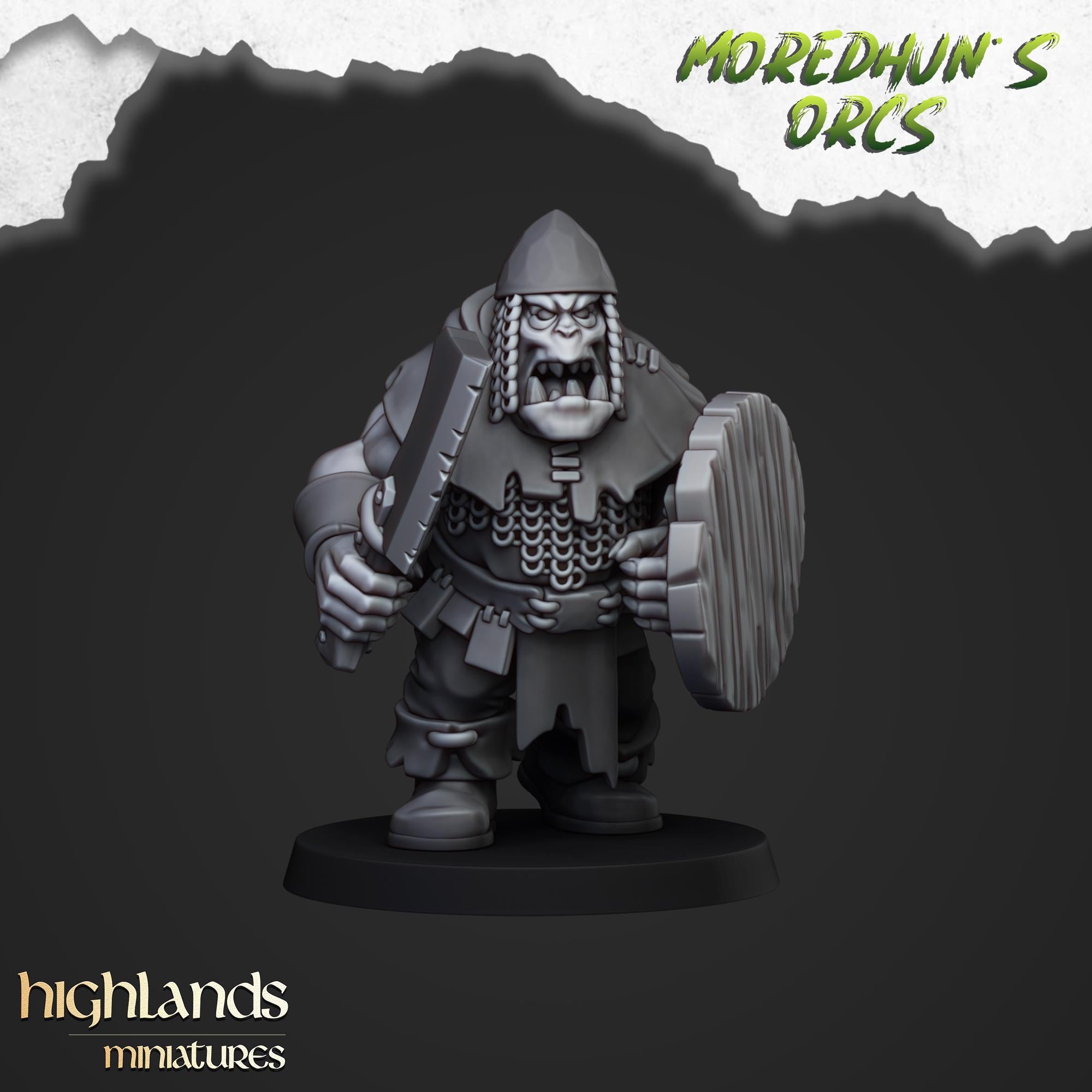 Orc Warriors  - in 12k- by Highlands Miniatures