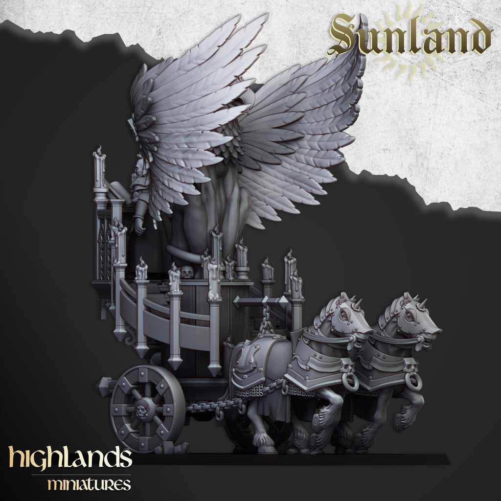 Sunland Altar Wagon - in 12k- by Highlands Miniatures