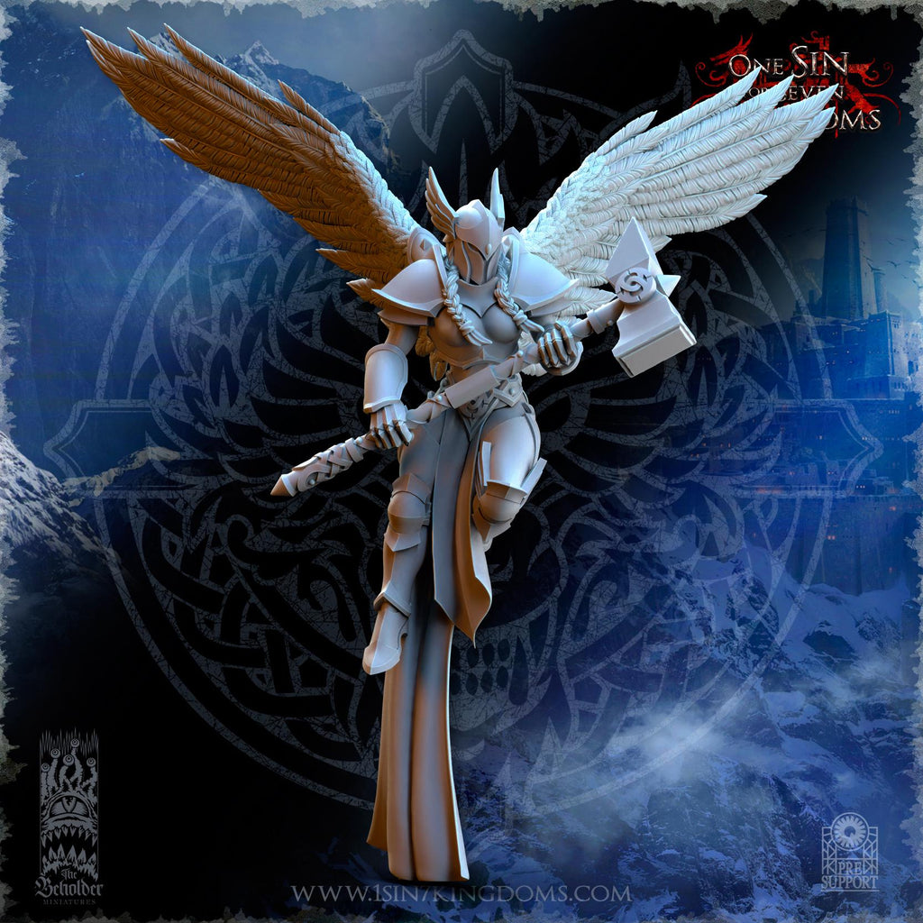 Stormwolves Valkyries Two Handed Hammer - in 12k- by TheBeholderMiniatures