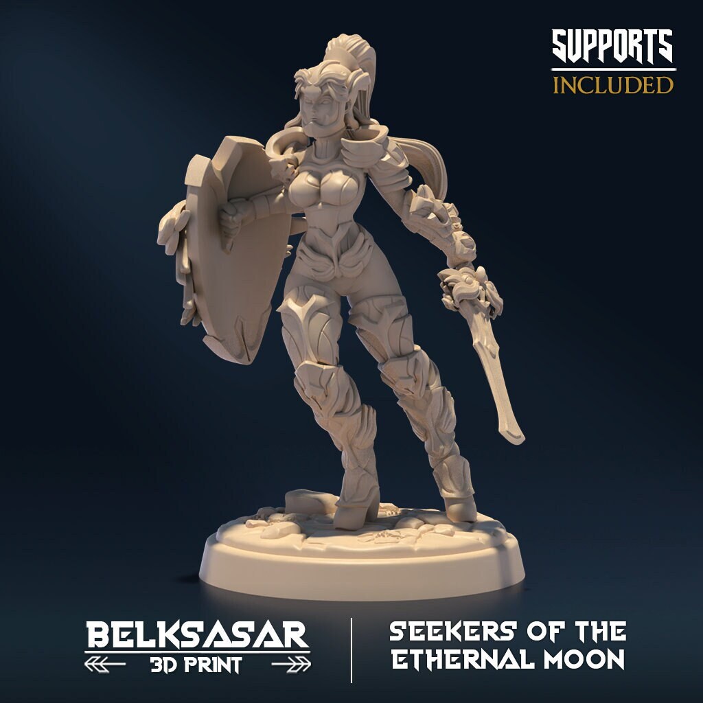Moon Custodian Vigilant Squad - SFW in 12k - 5 models by Belksasar