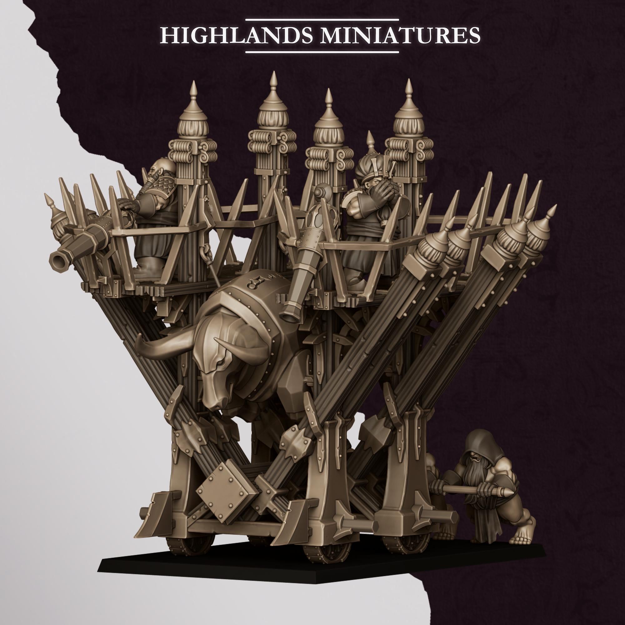Blazing Icon of Marduk   - in 12k- by Highlands Miniatures
