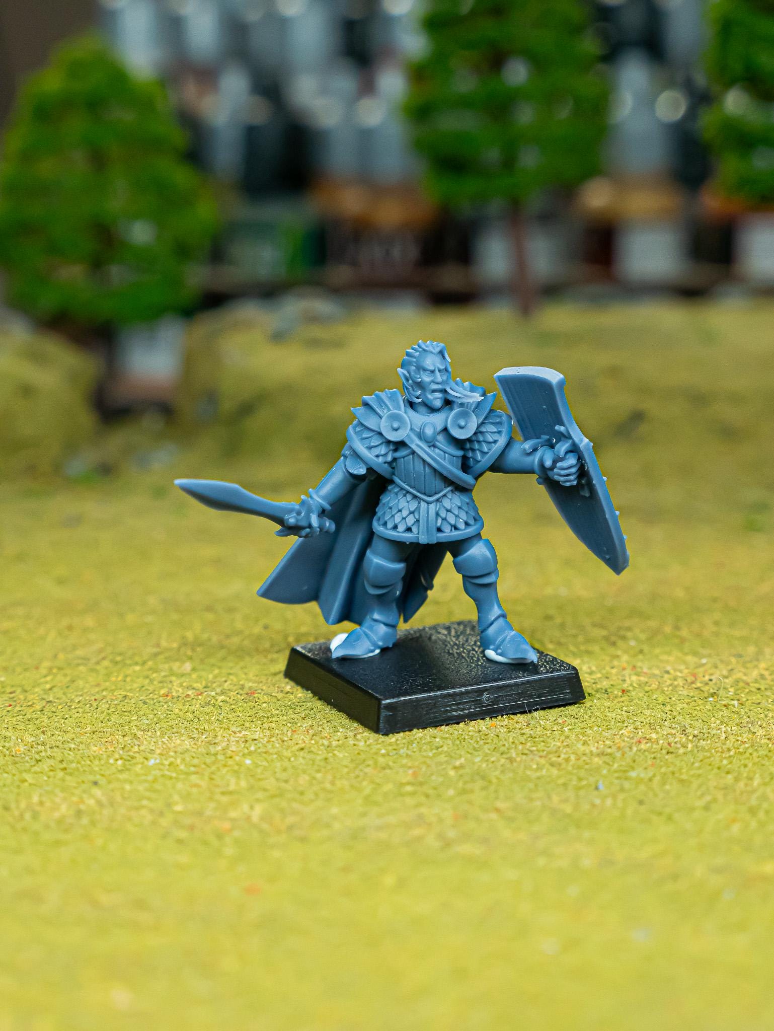 Aegean Elf Prince on Foot - in 12k- by Highlands Miniatures
