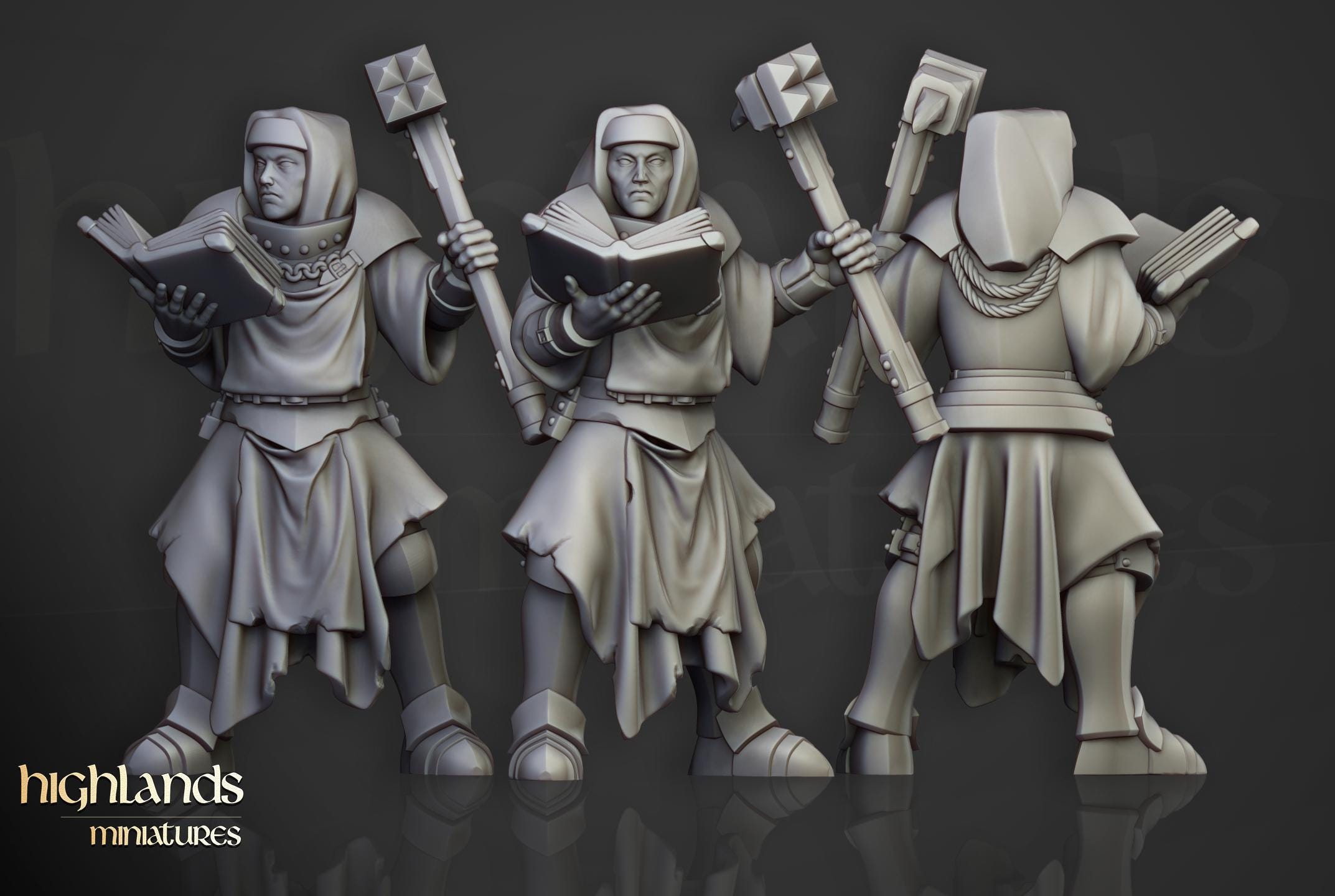Inquisitorial Band 9 models - in 12k- by Highlands Miniatures