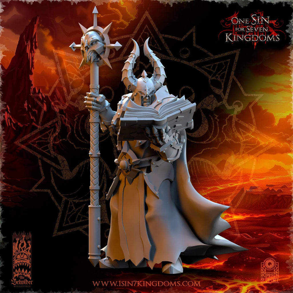 Demonaz, Ascended Sorcerer - in 12k- by TheBeholderMiniatures