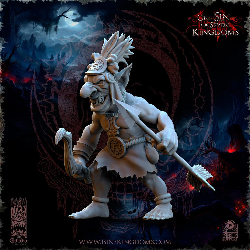 The Black Horde Goblins Jungle Warriors - 12k by TheBeholderMiniatures