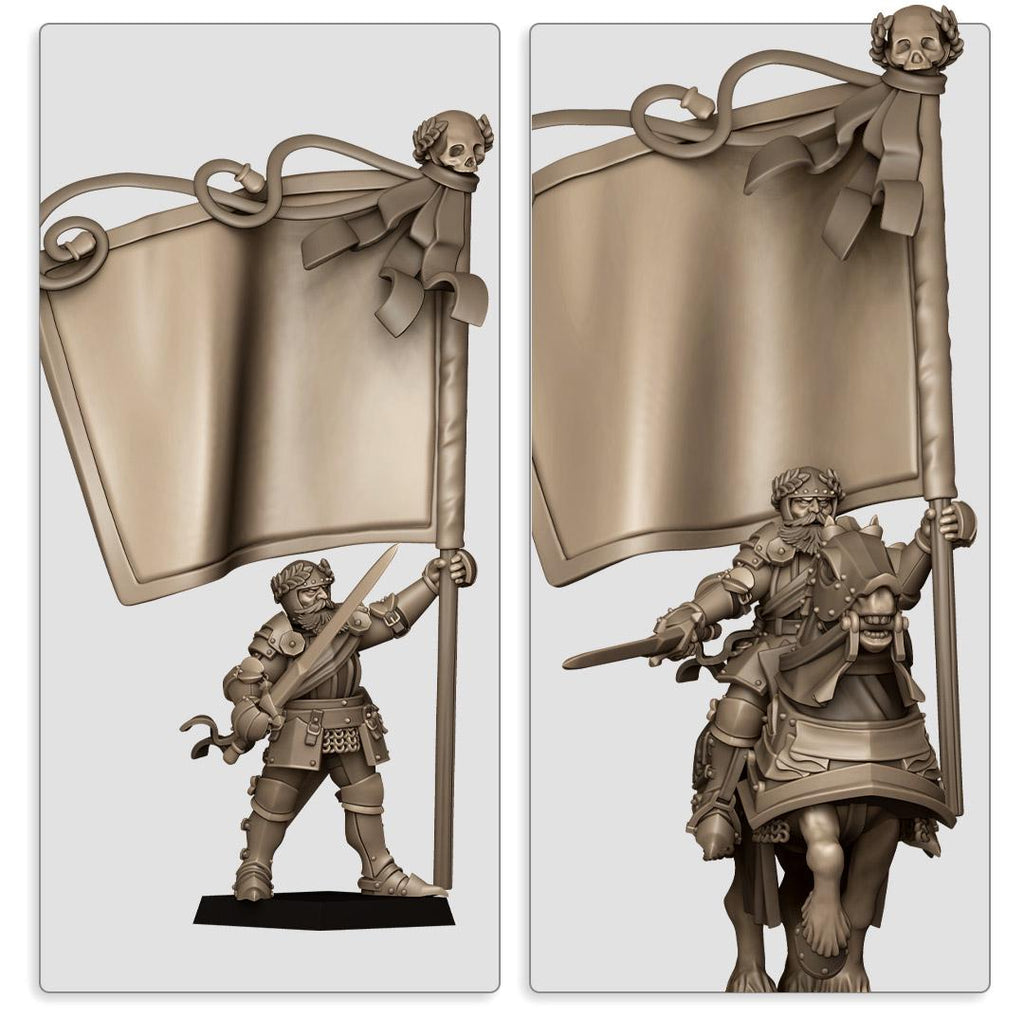Sunland Battle Standard Bearer - in 12k- by Highlands Miniatures
