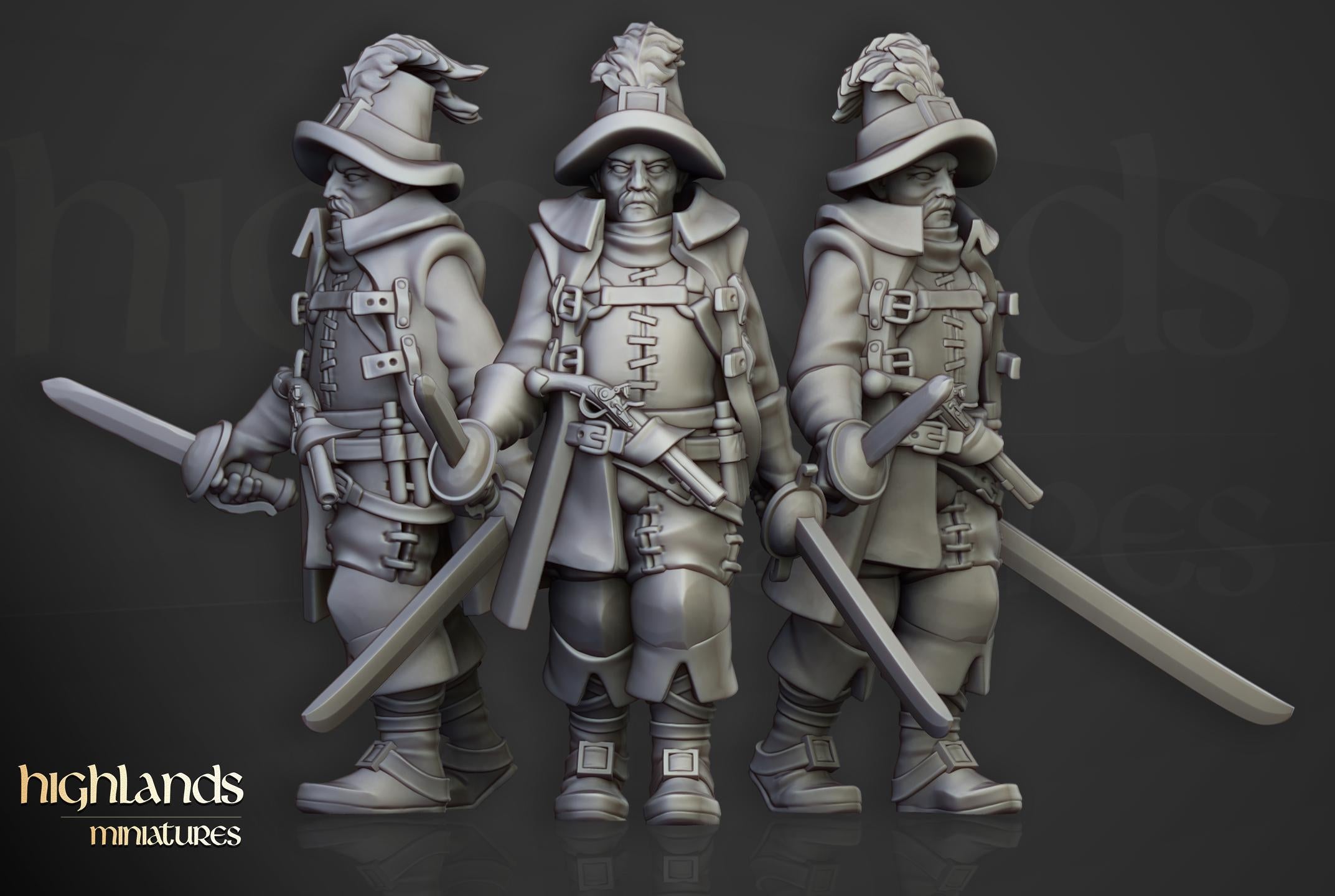 Inquisitorial Band 9 models - in 12k- by Highlands Miniatures