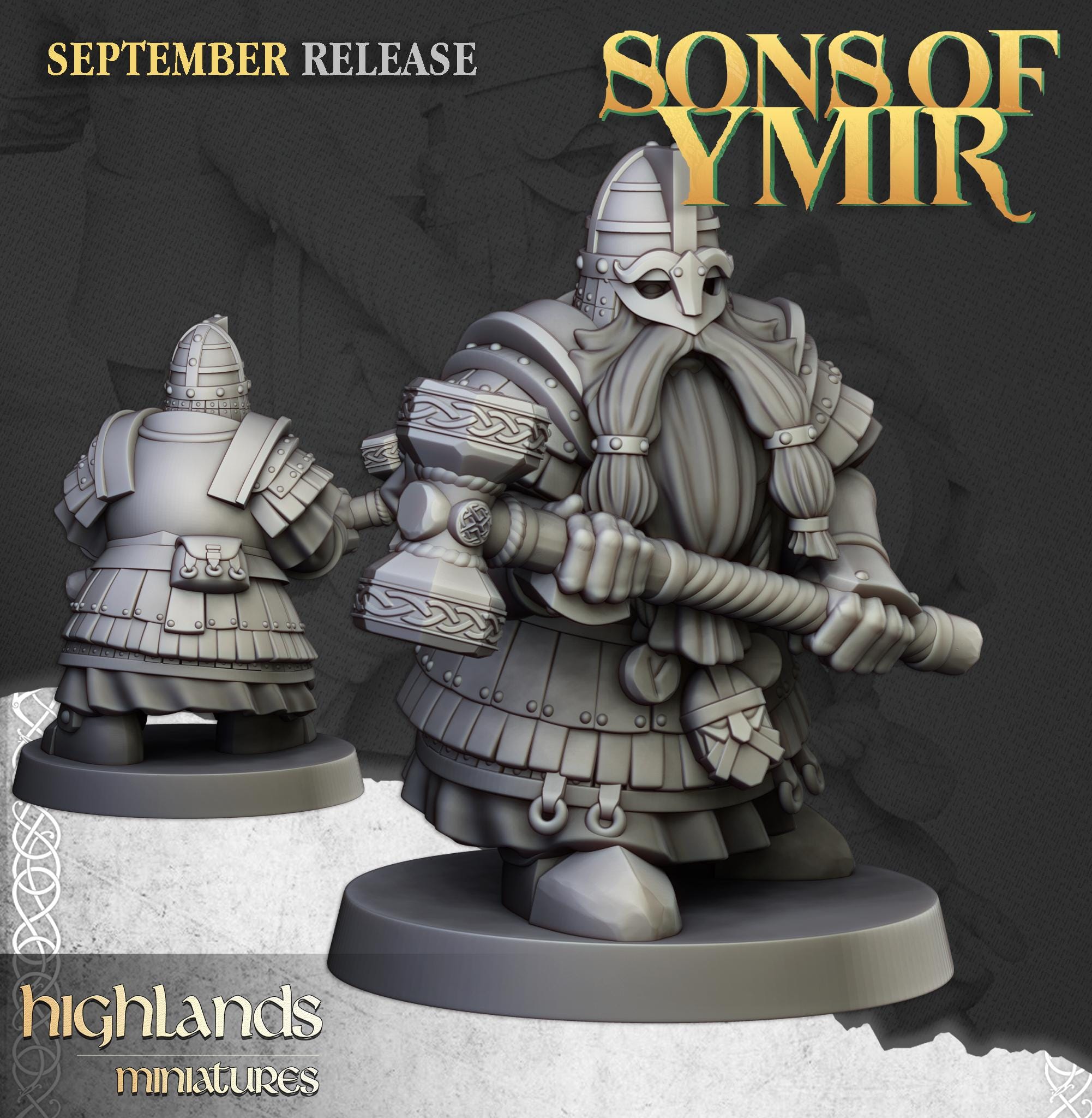 Dwarf Kingsguard Unit - in 12k- by Highlands Miniatures