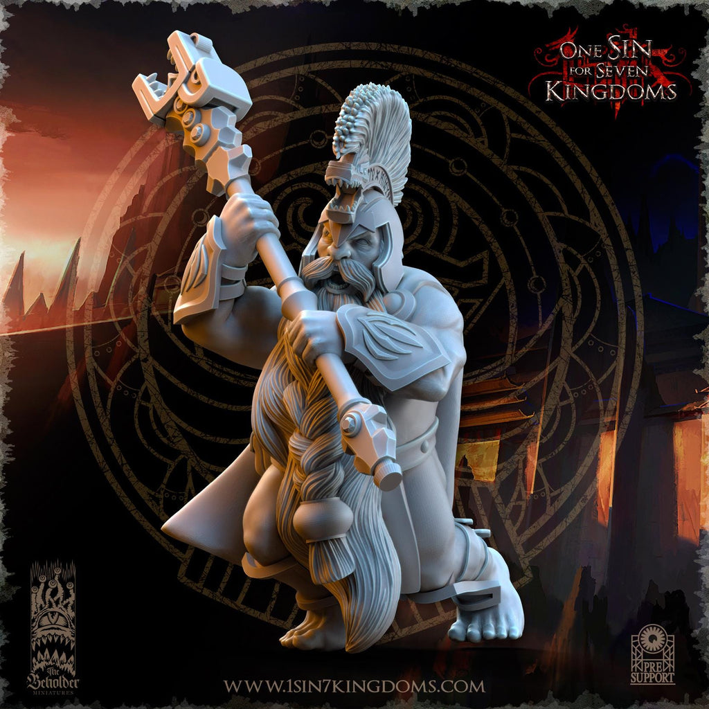 Dwarven Kingdoms Unterdrakes of Molten Core - in 12k- by TheBeholderMiniatures