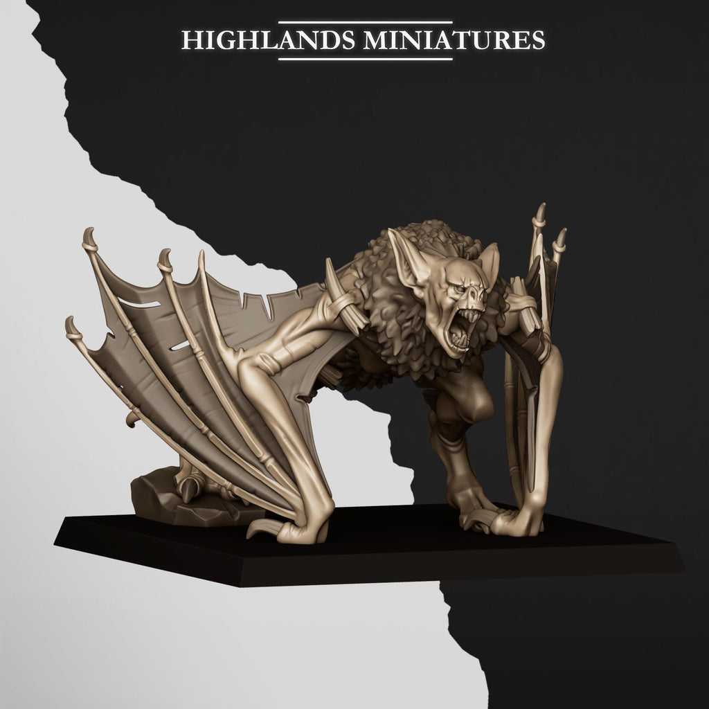 Pit Bat- in 12k- by Highlands Miniatures