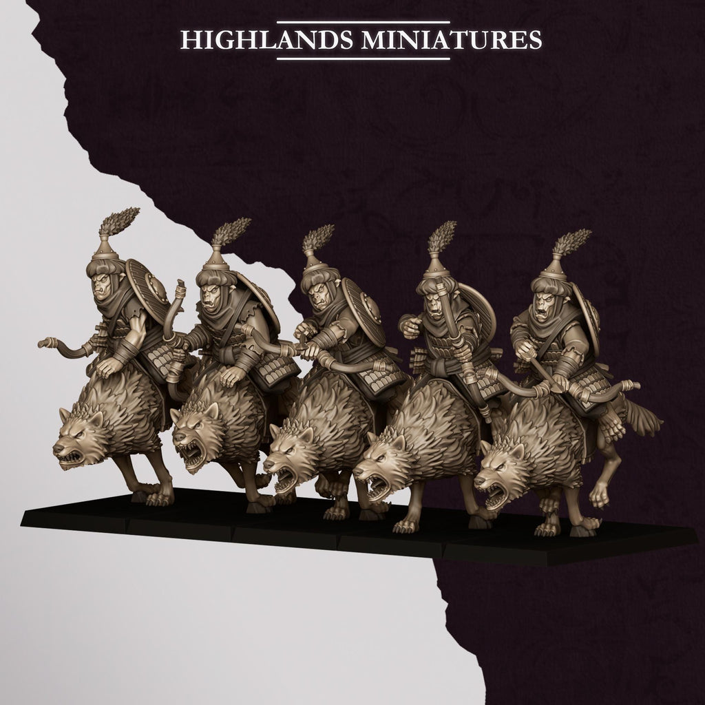 Hobgoblin Riders - in 12k by Highlands Miniatures