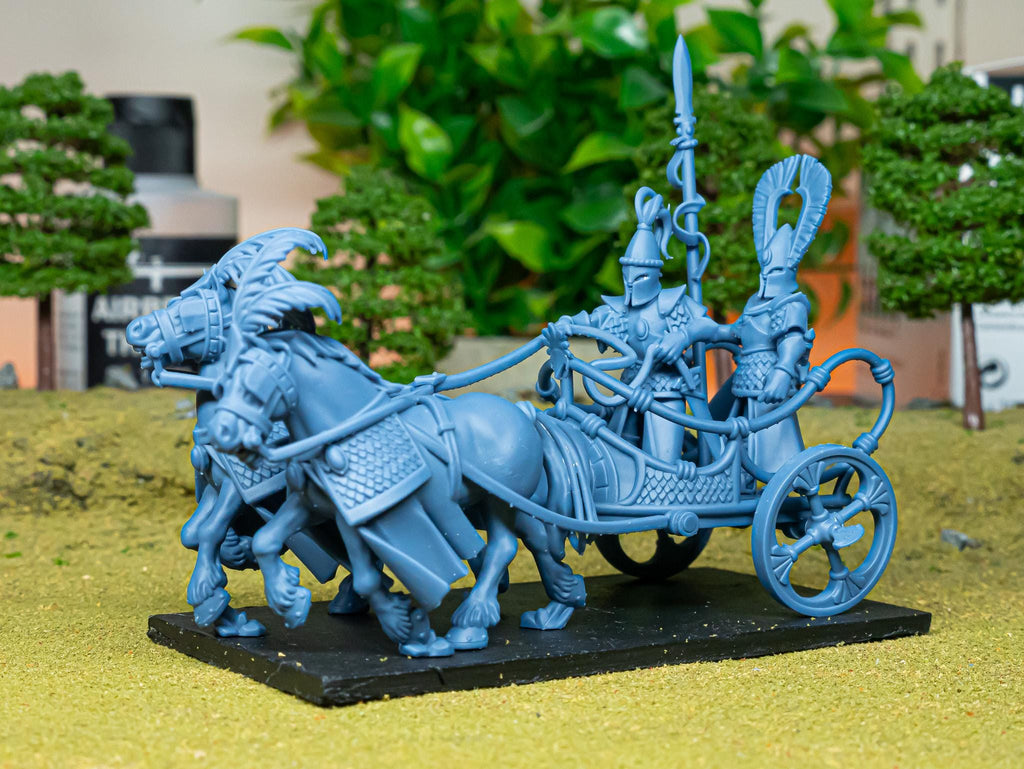 Aegean Elf Chariot  - in 12k- by Highlands Miniatures