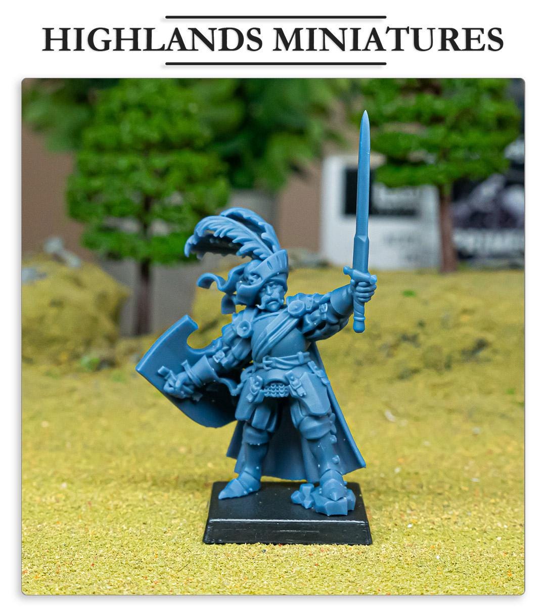 sunlands command heroes 4 model bundle  - in 12k- by Highlands Miniatures