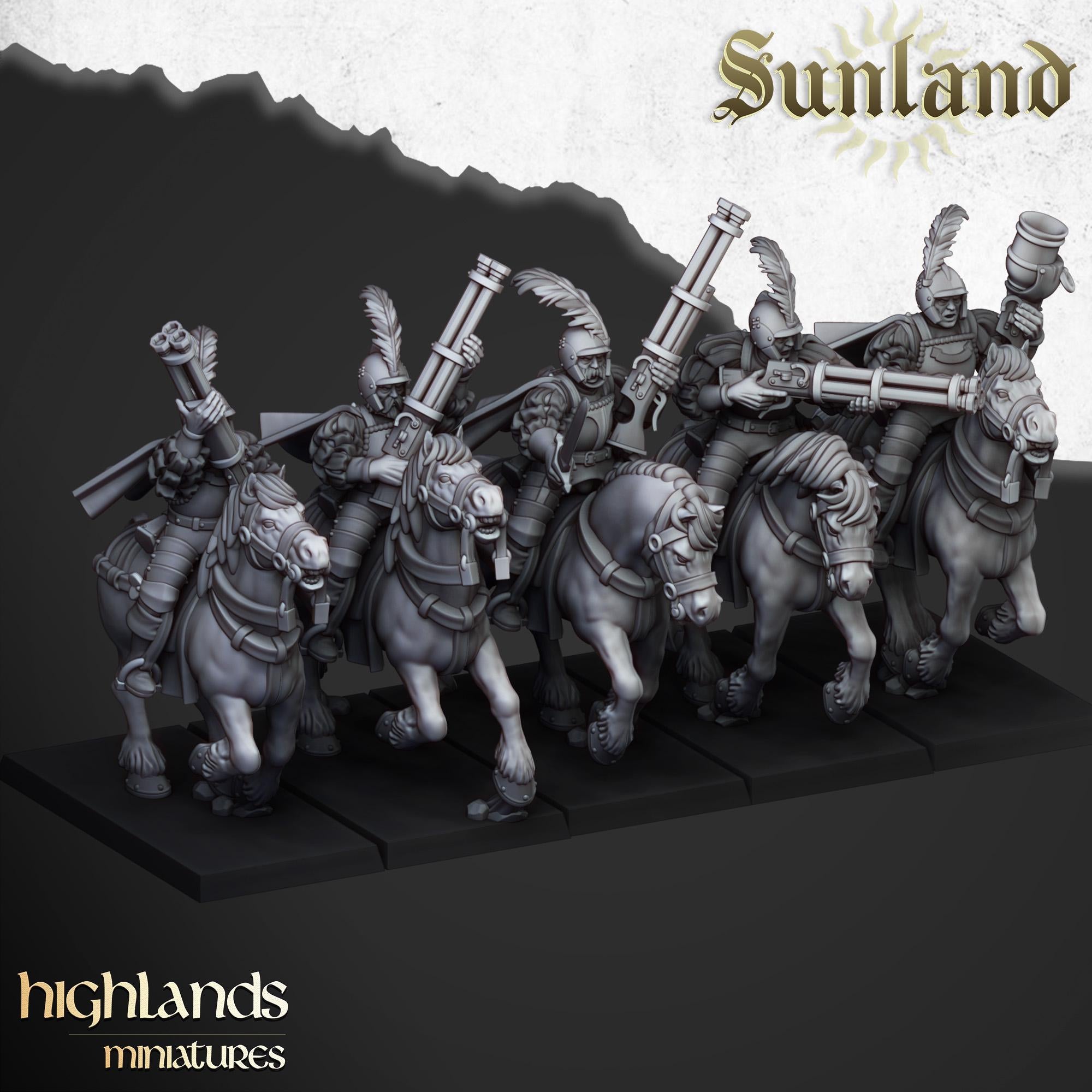 Sunland Pistoleers - in 12k- by Highlands Miniatures
